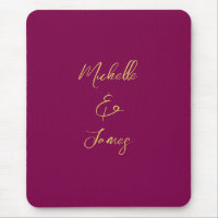 Wine & Gold Colours Professional Trendy Modern
