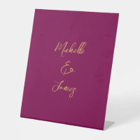 Wine & Gold Colours Professional Trendy Modern