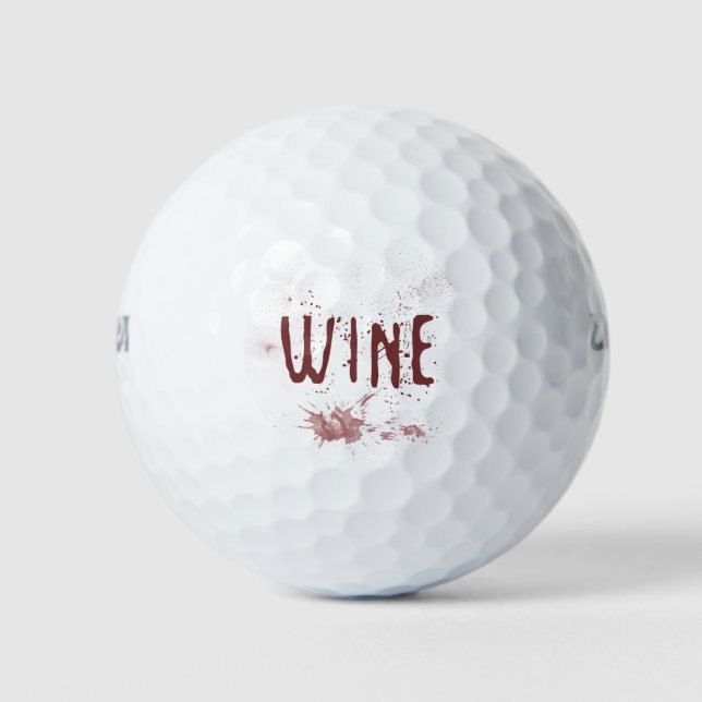 Wine Golf Balls (Front)