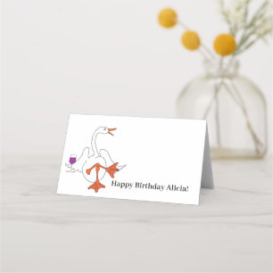Wine Goose Custom Place Cards
