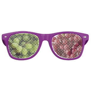 Wine Grapes Adult Retro Party Shades, Purple Sunglasses