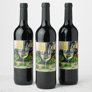 Wine Grapes Label