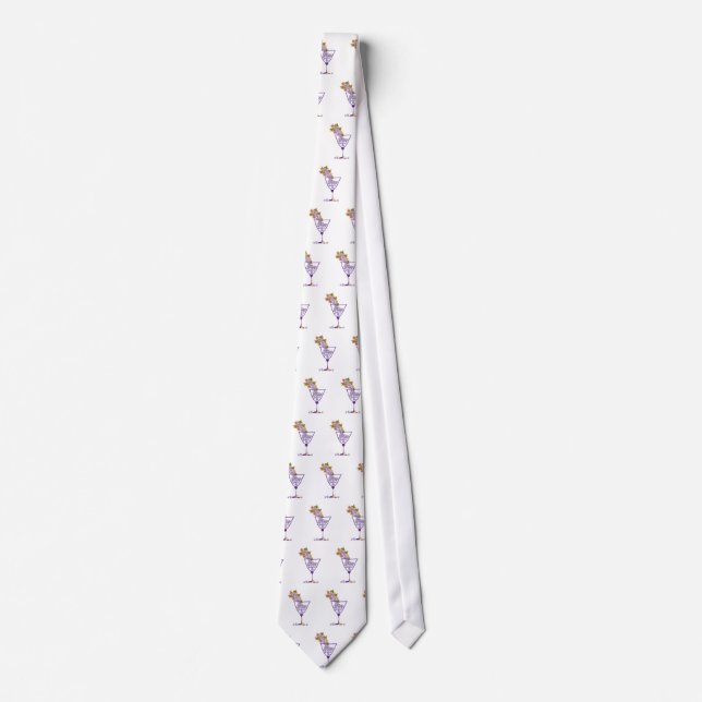 Wine Grapes-Tie Tie (Front)