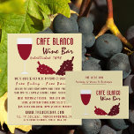 Wine & Grapes, Wine Bar/Winery Advertising Flyer<br><div class="desc">Wine & Grapes,  Wine Bar/Winery Advertising Flyers By The Business Card Store.</div>