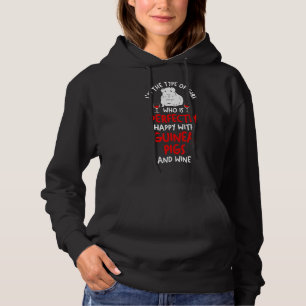 Wine Guinea Pig Hoodie
