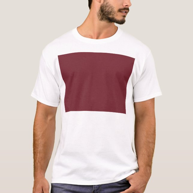 Wine hex code 74242F T-Shirt (Front)