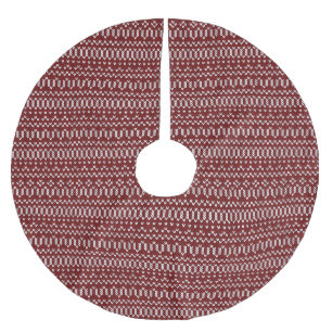 Wine Holiday Sweater Brushed Polyester Tree Skirt