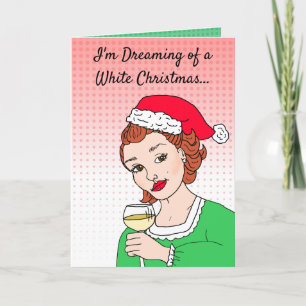 Wine Humour Christmas Card