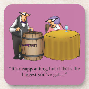  Wine Humour Coaster Set