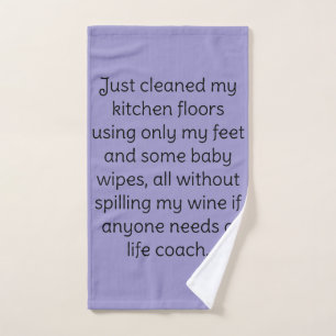 Wine Humour Hand Towel