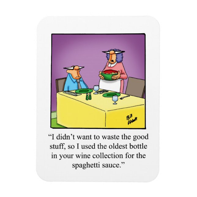  Wine Humour Refrigerator Magnet (Vertical)