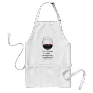 WINE - I LOVE COOKING WITH WINE STANDARD APRON