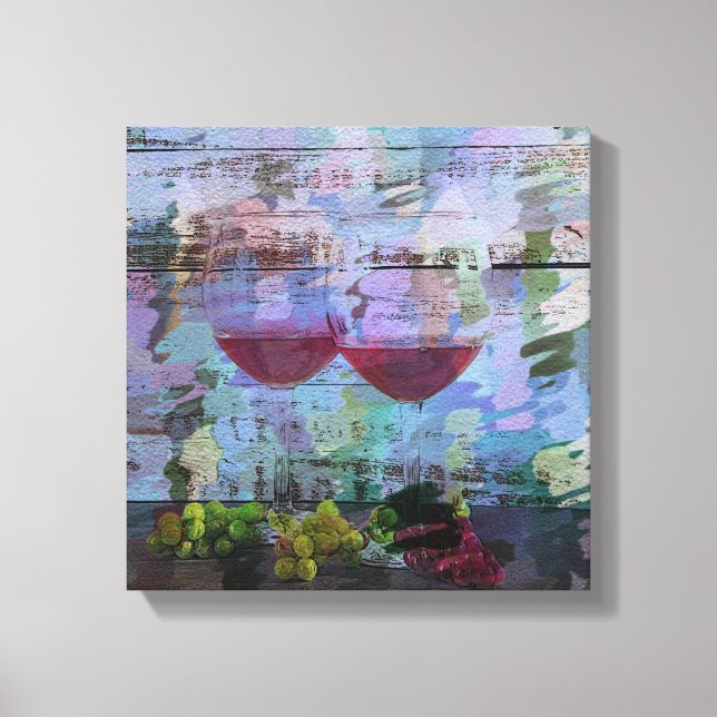 Wine Impressions Stretched Canvas Art (Front)