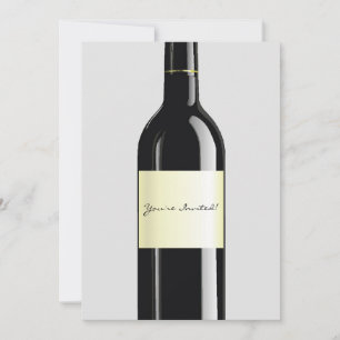 Wine invitation card
