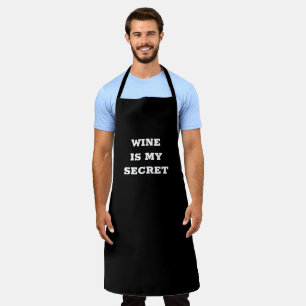 Wine is my secret apron