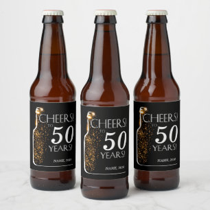 WINE LABEL - cheers to 50years!