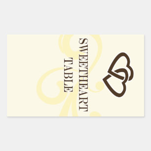 Wine Label Table Number Stickers