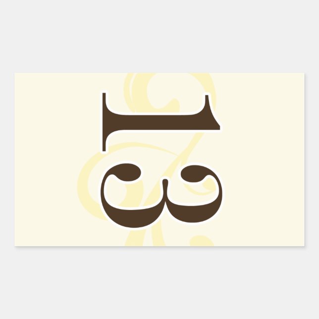 Wine Label Table Number Stickers 13 (Front)