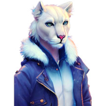 wine lion with hunter