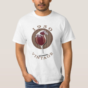 Wine Lover Birthday - 1950 Vintage T-Shirt