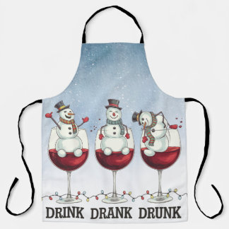 Wine Lover Christmas Gift | Adult Humor Apron