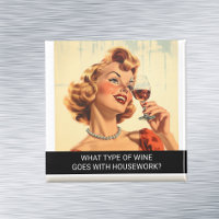 Wine lover  Funny Retro 50s Saying
