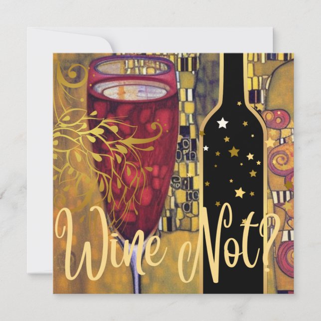 Wine Lover Holiday Card (Front)