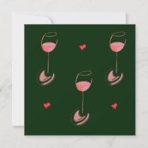 Wine lover invitation