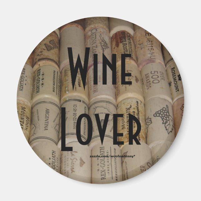 Wine Lover Magnet (Front)