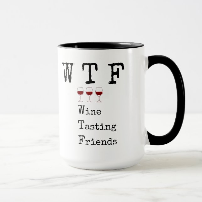 Wine Lover, Quote, Saying, Coffee Mug (Right)