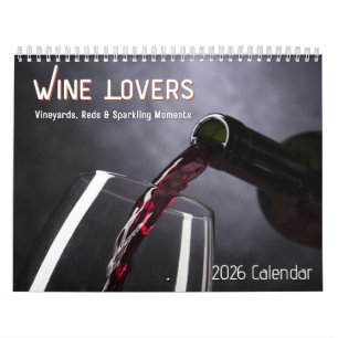 Wine Lovers 2026 Calendar