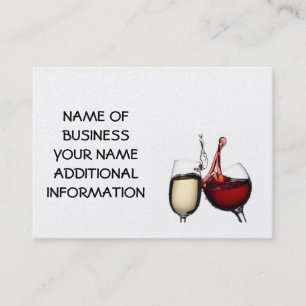 WINE LOVER'S BUSINESS/PERSONAL BUSINESS CARD