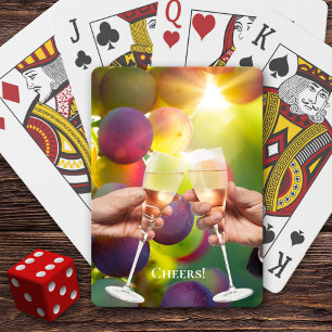 Wine Lovers Cheers Playing Cards