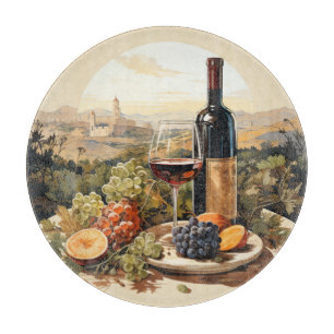 Wine Lover's Cutting Board