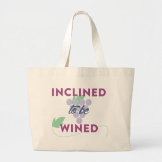 Wine lovers jumbo tote bag