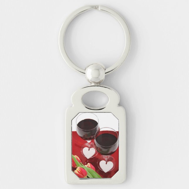 Wine Lovers key chain (Front)