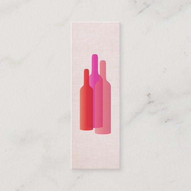 Wine Lover's Mini Business Card (Front)