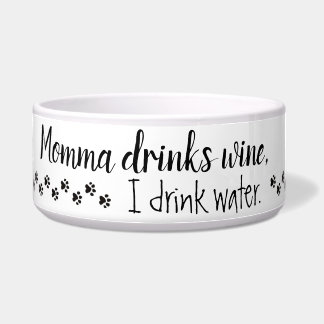 Wine lovers - pet water bowl