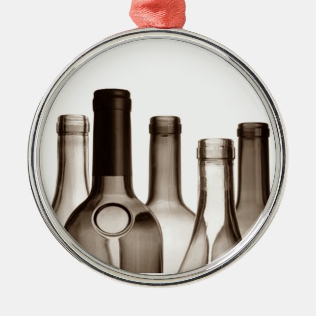 WINE LOVER'S WINE BOTTLES ORNAMENT (Front)