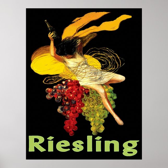 Wine Maid Riesling Poster (Front)