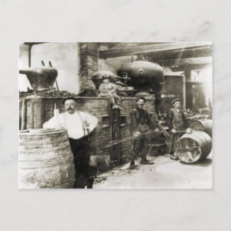 Wine making 1900 1 postcard