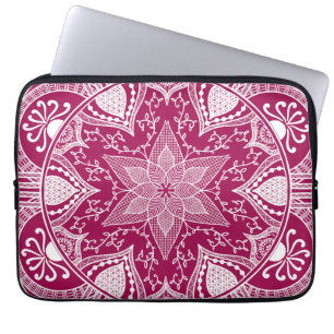 Wine Mandala Laptop Sleeve