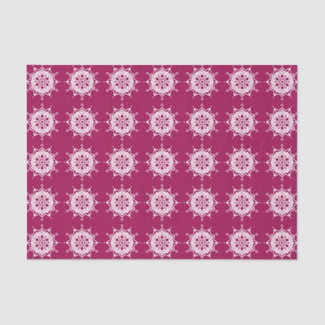 Wine Mandala Tissue Paper (Front)