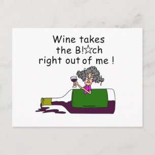 Wine Mellows Me Postcard