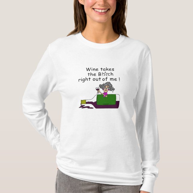 Wine Mellows Me T-Shirt (Front)
