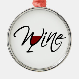 WINE METAL TREE DECORATION