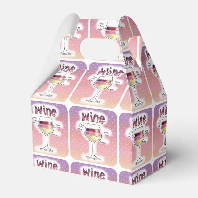 WINE, MORE WINE, EVEN MORE WINE FAVOUR BOX (Back Side)