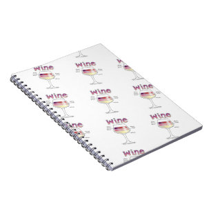 WINE, MORE WINE, EVEN MORE WINE SPIRAL NOTEBOOK
