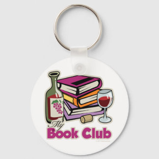 Wine: My Book Club Key Ring