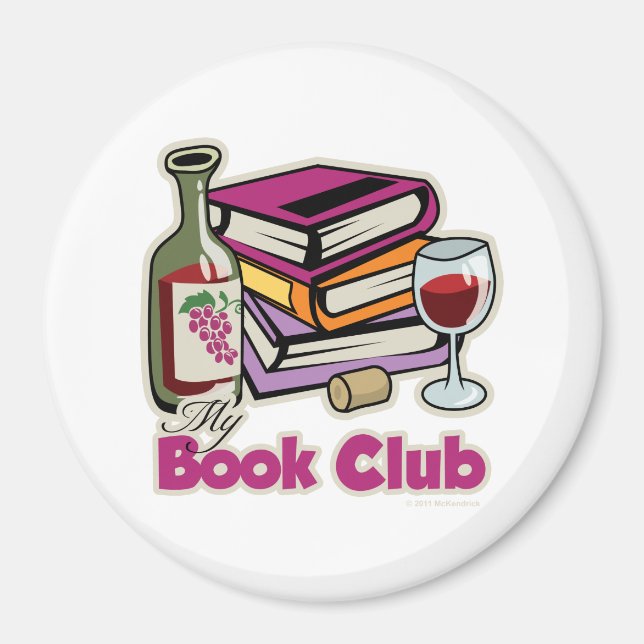 Wine: My Book Club Magnet (Front)